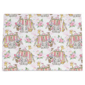 サーカスのテントのベビー象 ラージペーパーバッグ (正面)