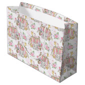 サーカスのテントのベビー象 ラージペーパーバッグ (裏面アングル)