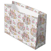 サーカスのテントのベビー象 ラージペーパーバッグ (正面アングル)