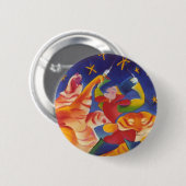 サーカスのトラ 缶バッジ (正面&裏面)