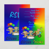 サーカスのトリック 出欠カード (正面/裏面)