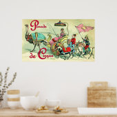 サーカスのパレード～ヴィンテージサーカスのポスター ポスター (キッチン)