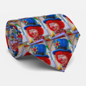 サーカスのピエロのタイ ネクタイ (ロール)