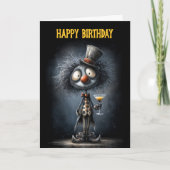 サーカスのピエロの誕生日カード カード (正面)