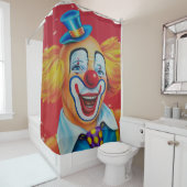 サーカスのピエロ シャワーカーテン (インサイチュ)