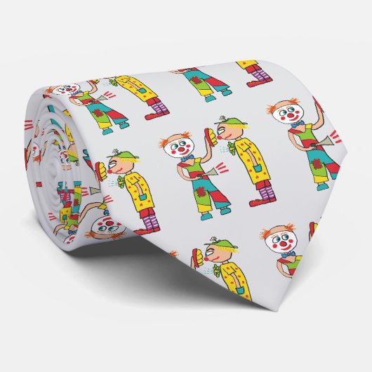 サーカスのピエロ ネクタイ (ロール)