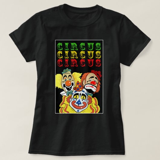 サーカスのピエロ #2 Tシャツ (デザイン正面)