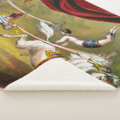 サーカスのポスターは馬で演奏するAcrobatを示す。 シェルパブランケット (3/4)