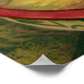 サーカスのポスターは馬で演奏するAcrobatを示す。 ポスター (角)