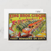 サーカスのポスター葉書 ポストカード (正面/裏面)