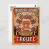 サーカスのポスター葉書 ポストカード (正面/裏面)