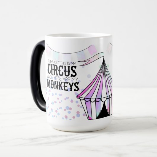 サーカスのモーフィングマグ モーフィングマグカップ (正面左)