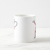 サーカスのリングマスター棒人間 コーヒーマグカップ (中央)