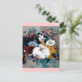 サーカスのヴィンテージのポスターバレリーナ・ドッグス・トラペス ポストカード (スタンド正面)