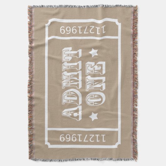 サーカスの劇場映画チケットは1つを是認します スローブランケット (正面縦)