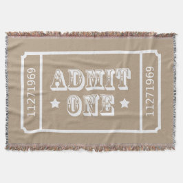 サーカスの劇場映画チケットは1つを是認します スローブランケット