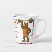 サーカスの力持ちクマのブランドン カフェラテマグ (右)