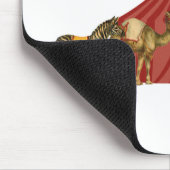 サーカスの動物およびテント マウスパッド (コーナー)