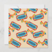 サーカスの動物の誕生日パーティー招待状カード 招待状 (裏面)