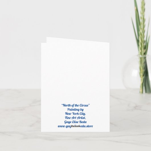 サーカスの北 カード (裏面)