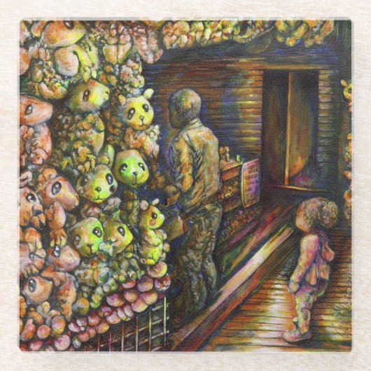 サーカスの北 ガラスコースター (正面)