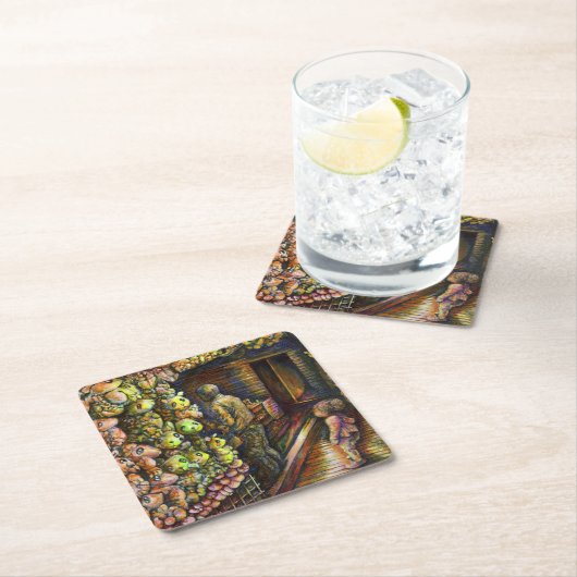 サーカスの北 スクエアペーパーコースター (インサイチュ)