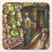 サーカスの北 スクエアペーパーコースター (正面)