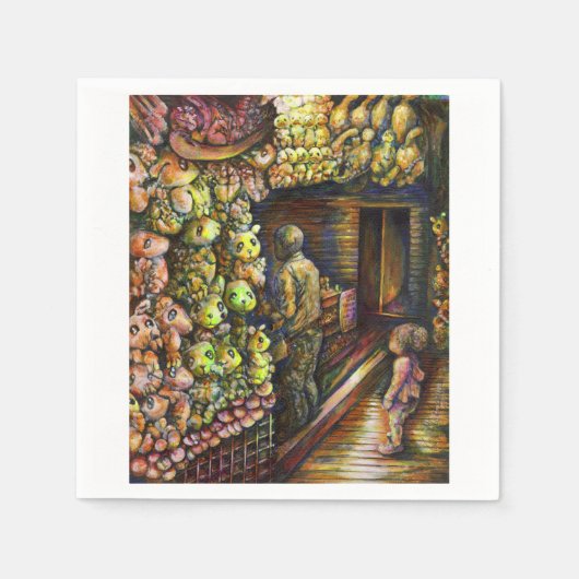 サーカスの北 スタンダードカクテルナプキン (正面)