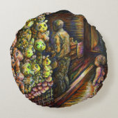 サーカスの北 ラウンドクッション (裏面)