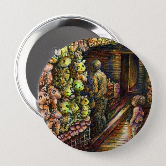 サーカスの北 缶バッジ (正面&裏面)