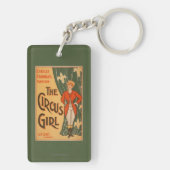 サーカスの女の子の演劇ポスター#1 キーホルダー (裏面)