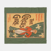 サーカスの女の子の演劇ポスター#1 フリースブランケット (正面(横))