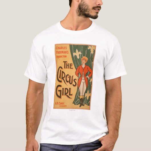 サーカスの女の子の演劇ポスター#1 Tシャツ (正面)