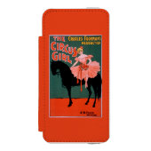 サーカスの女の子-馬の素人の演劇の女性 INCIPIO iPhoneウォレットケース (フォリオ 正面)