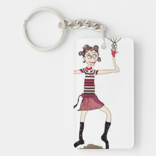 サーカスの女の子Keychain キーホルダー (正面)