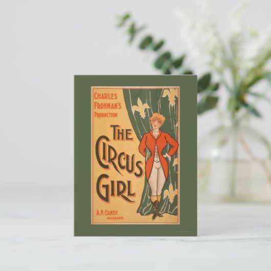 サーカスの女劇場用ポスター#1 ポストカード (スタンド正面)