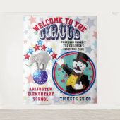 サーカスの広告用背景 タペストリー (正面)