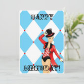 サーカスの挨拶状 カード (スタンド正面)