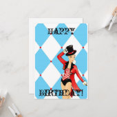 サーカスの挨拶状 カード (正面/裏面インサイチュ)