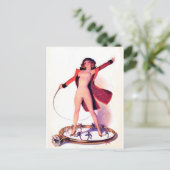 サーカスの日のフィルムのおもしろいのヴィンテージの芸術 ポストカード (スタンド正面)