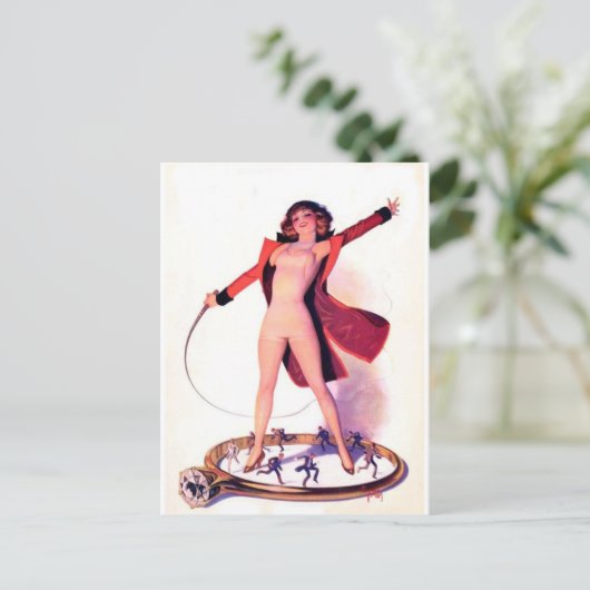 サーカスの日のフィルムのおもしろいのヴィンテージの芸術 ポストカード (スタンド正面)