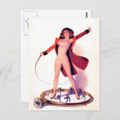 サーカスの日のフィルムのおもしろいのヴィンテージの芸術 ポストカード (正面/裏面)