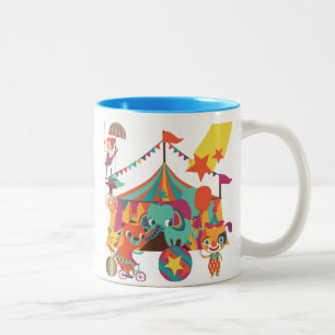 サーカスの演者 ツートーンマグカップ