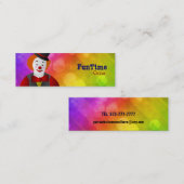 サーカスの細い名刺 スキニー名刺 (正面/裏面)