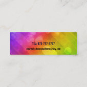 サーカスの細い名刺 スキニー名刺 (裏面)