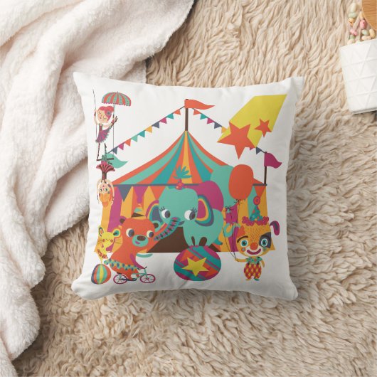 サーカスの芸人 クッション (ブランケット)