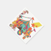 サーカスの芸人 スタンダードカクテルナプキン (角)