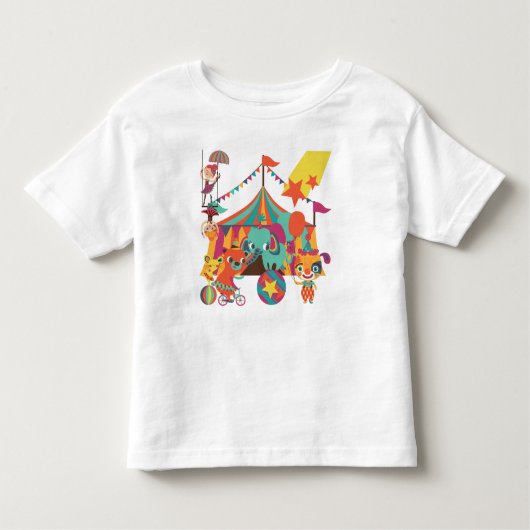 サーカスの芸人 トドラーTシャツ (正面)