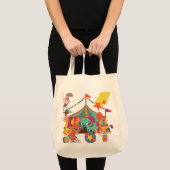 サーカスの芸人 トートバッグ (正面(商品))