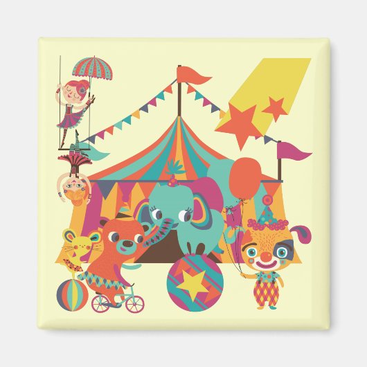 サーカスの芸人 マグネット (正面)